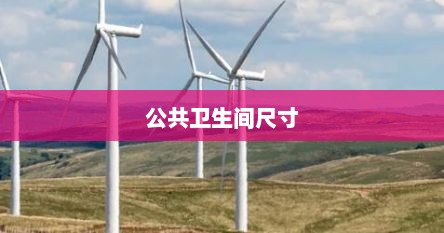 公共卫生间尺寸