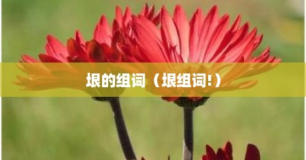 垠的组词（垠组词!）