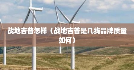 战地吉普怎样（战地吉普是几线品牌质量如何）