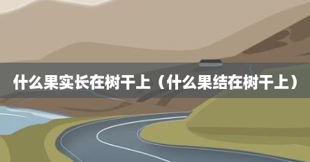 什么果实长在树干上（什么果结在树干上）