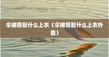 伞裙搭配什么上衣（伞裙搭配什么上衣外套）