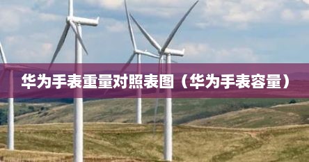 华为手表重量对照表图（华为手表容量）