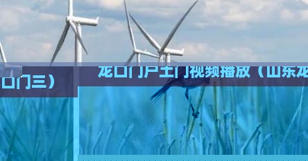 龙口门户土门视频播放（山东龙口门三）