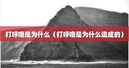 打呼噜是为什么（打呼噜是为什么造成的）