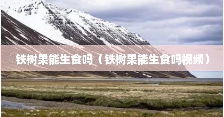 铁树果能生食吗（铁树果能生食吗视频）