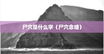 尸字旁穴念什么（尸字头穴字底念啥）
