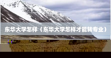 东华大学怎样（东华大学怎样才能转专业）