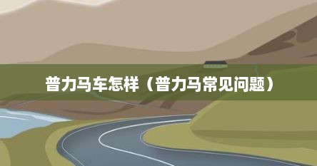 普力马车怎样（普力马常见问题）