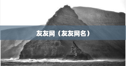 友友网（友友网名）