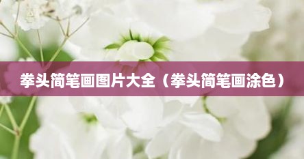 拳头简笔画图片大全（拳头简笔画涂色）