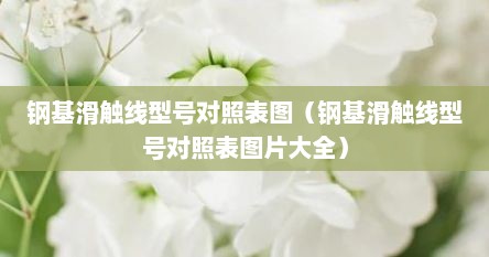 滑触线选型手册（钢体滑触线安装图纸）