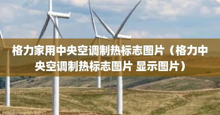 格力家用中央空调制热标志图片（格力中央空调制热标志图片 显示图片）