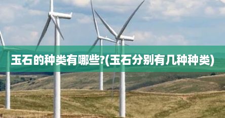 玉石的种类有哪些?(玉石分别有几种种类)