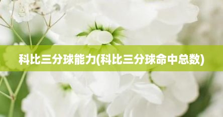 科比三分球能力(科比三分球命中总数)