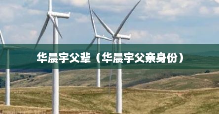 华晨宇父辈（华晨宇父亲身份）
