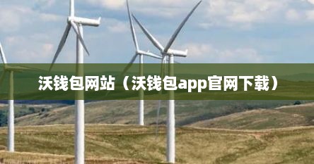 沃钱包网站（沃钱包app官网下载）