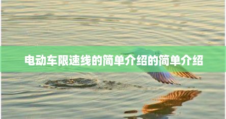 电动车限速线的简单介绍的简单介绍