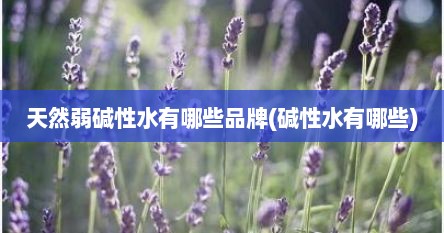 天然弱碱性水有哪些品牌(碱性水有哪些)