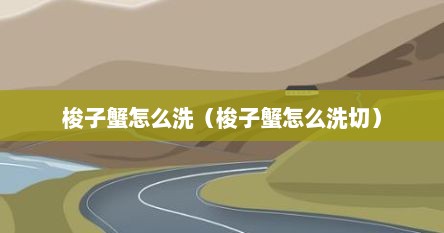 梭子蟹怎么洗（梭子蟹怎么洗切）