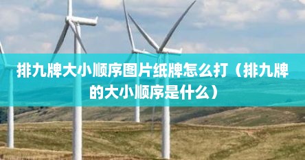 排九牌大小顺序图片纸牌怎么打(排九牌的大小顺序是什么) 排九牌大小顺序图片纸牌怎么打(排九牌的大小顺序是什么)