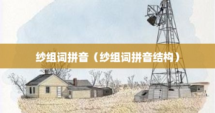 纱组词拼音（纱组词拼音结构）