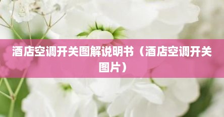 酒店空调开关图解说明书（酒店空调开关图片）