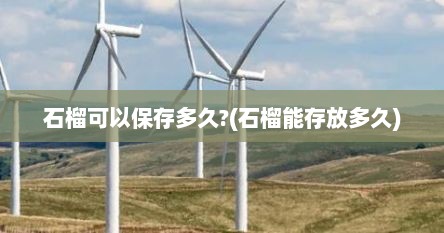 石榴可以保存多久?(石榴能存放多久)