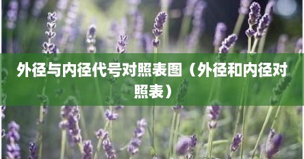 外径与内径代号对照表图（外径和内径对照表）