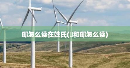 邸怎么读在姓氏(阺和邸怎么读)