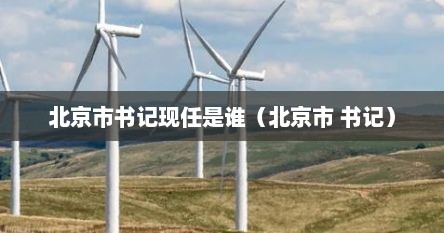 北京市书记现任是谁（北京市 书记）