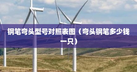 钢笔弯头型号对照表图（弯头钢笔多少钱一只）