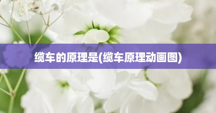 缆车的原理是(缆车原理动画图)