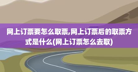 网上订票要怎么取票,网上订票后的取票方式是什么(网上订票怎么去取)