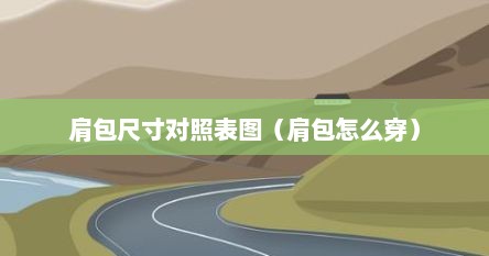 肩包尺寸对照表图（肩包怎么穿）