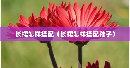 长裙怎样搭配（长裙怎样搭配鞋子）