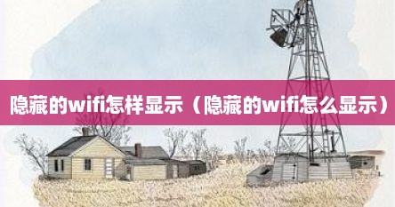隐藏的wifi怎样显示（隐藏的wifi怎么显示）