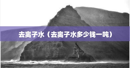 去离子水（去离子水多少钱一吨）