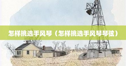 怎样挑选手风琴（怎样挑选手风琴琴弦）