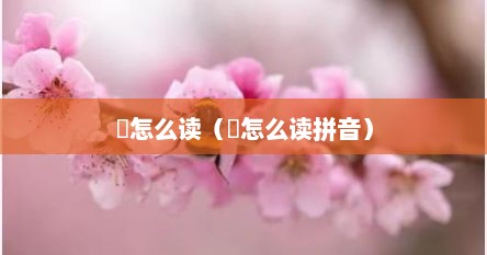竑怎么读（竑怎么读拼音）