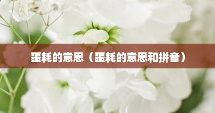 噩耗的意思（噩耗的意思和拼音）