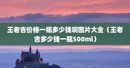 王老吉价格一瓶多少钱啊图片大全（王老吉多少钱一瓶500ml）