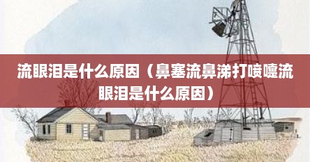流眼泪是什么原因（鼻塞流鼻涕打喷嚏流眼泪是什么原因）