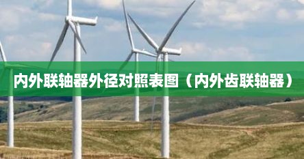内外联轴器外径对照表图（内外齿联轴器）