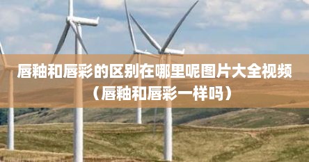 唇釉和唇彩的区别在哪里呢图片大全视频（唇釉和唇彩一样吗）