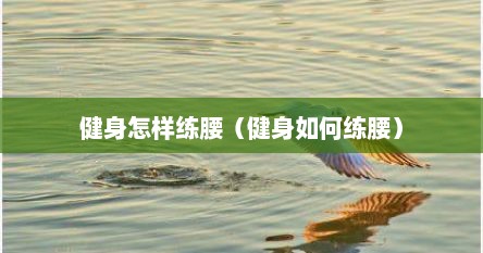 健身怎样练腰（健身如何练腰）