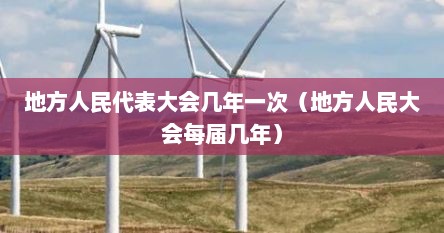 地方人民代表大会几年一次（地方人民大会每届几年）